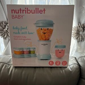 New never open, Nutribullet Baby Food Maker Set - Blue and white